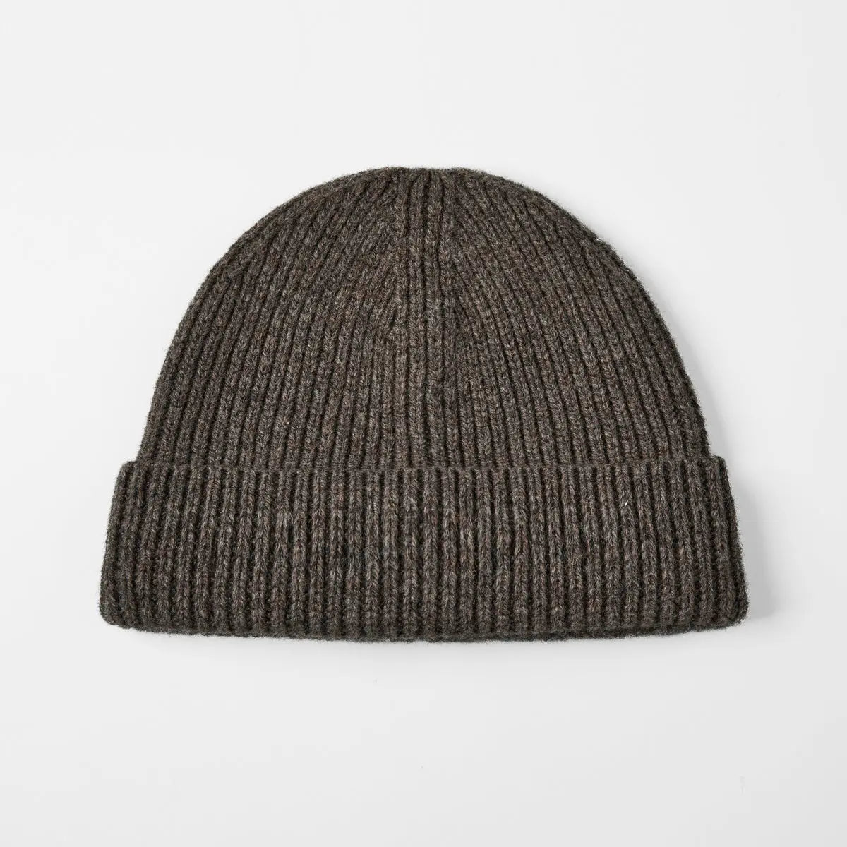 Blank 100% Merino Wool Short Fisherman Beanie Wholesale - 1281