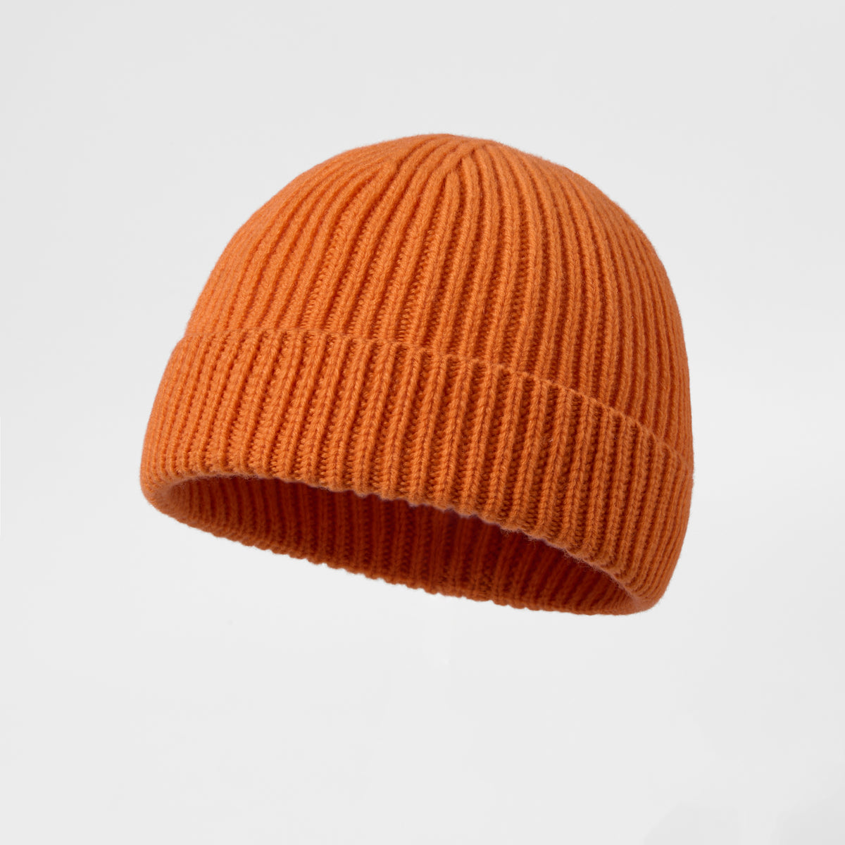 Blank 100% Merino Wool Short Fisherman Beanie Wholesale - 1281