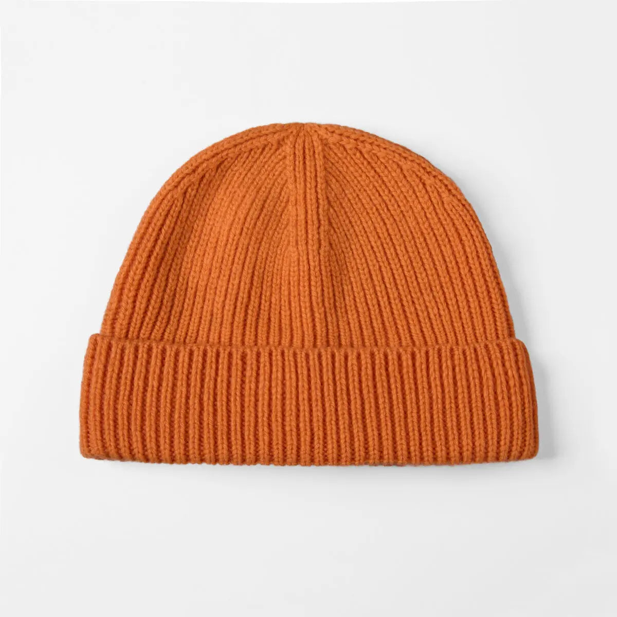 Blank 100% Merino Wool Short Fisherman Beanie Wholesale - 1281