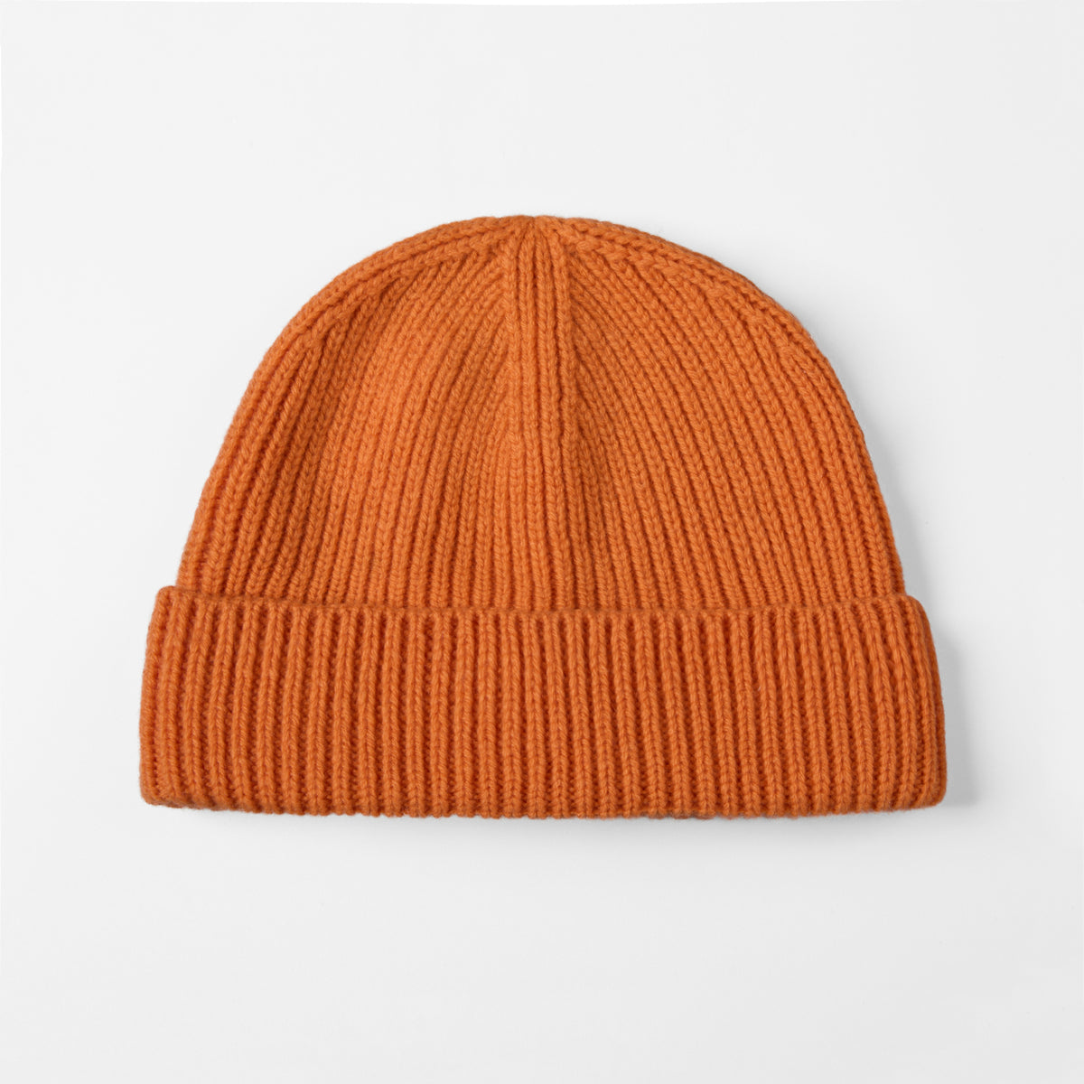 Blank 100% Merino Wool Short Fisherman Beanie Wholesale - 1281