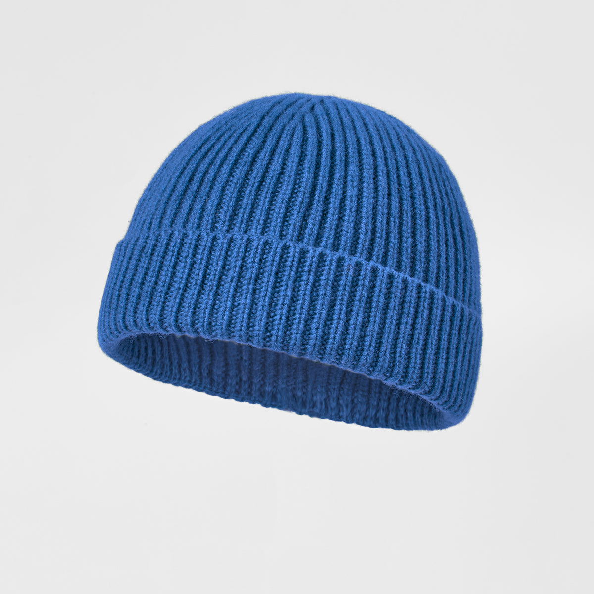 Blank 100% Merino Wool Short Fisherman Beanie Wholesale - 1281