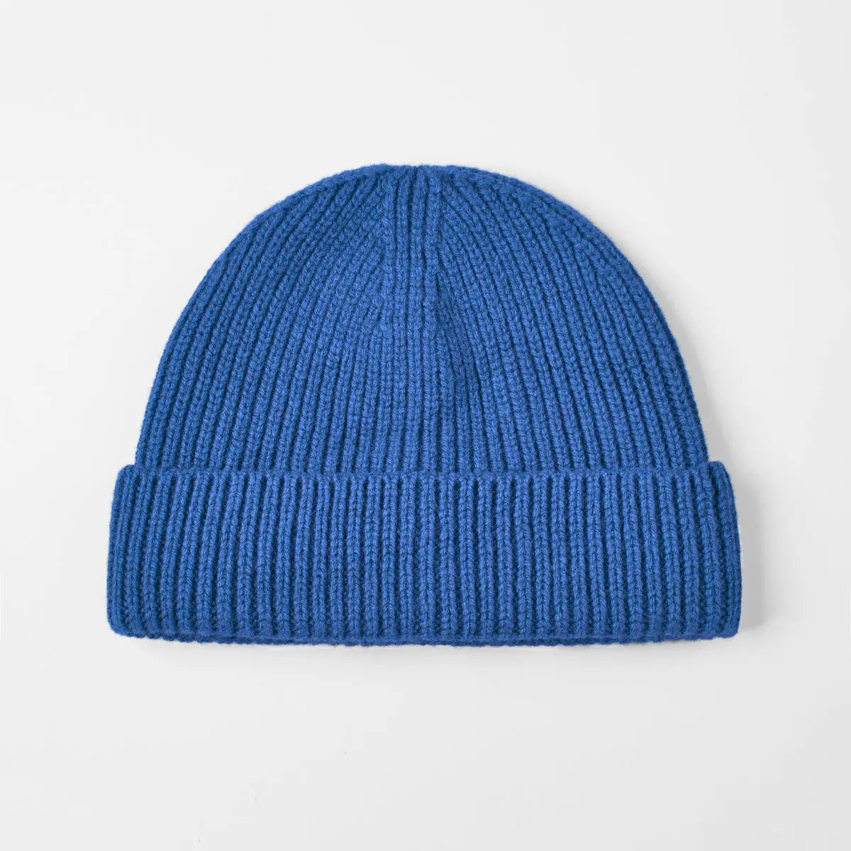 Blank 100% Merino Wool Short Fisherman Beanie Wholesale - 1281
