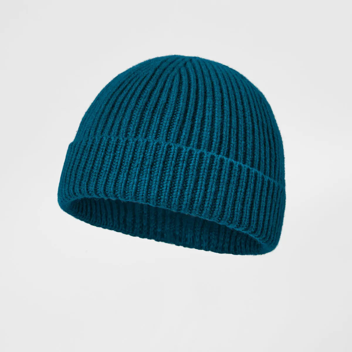 Blank 100% Merino Wool Short Fisherman Beanie Wholesale - 1281