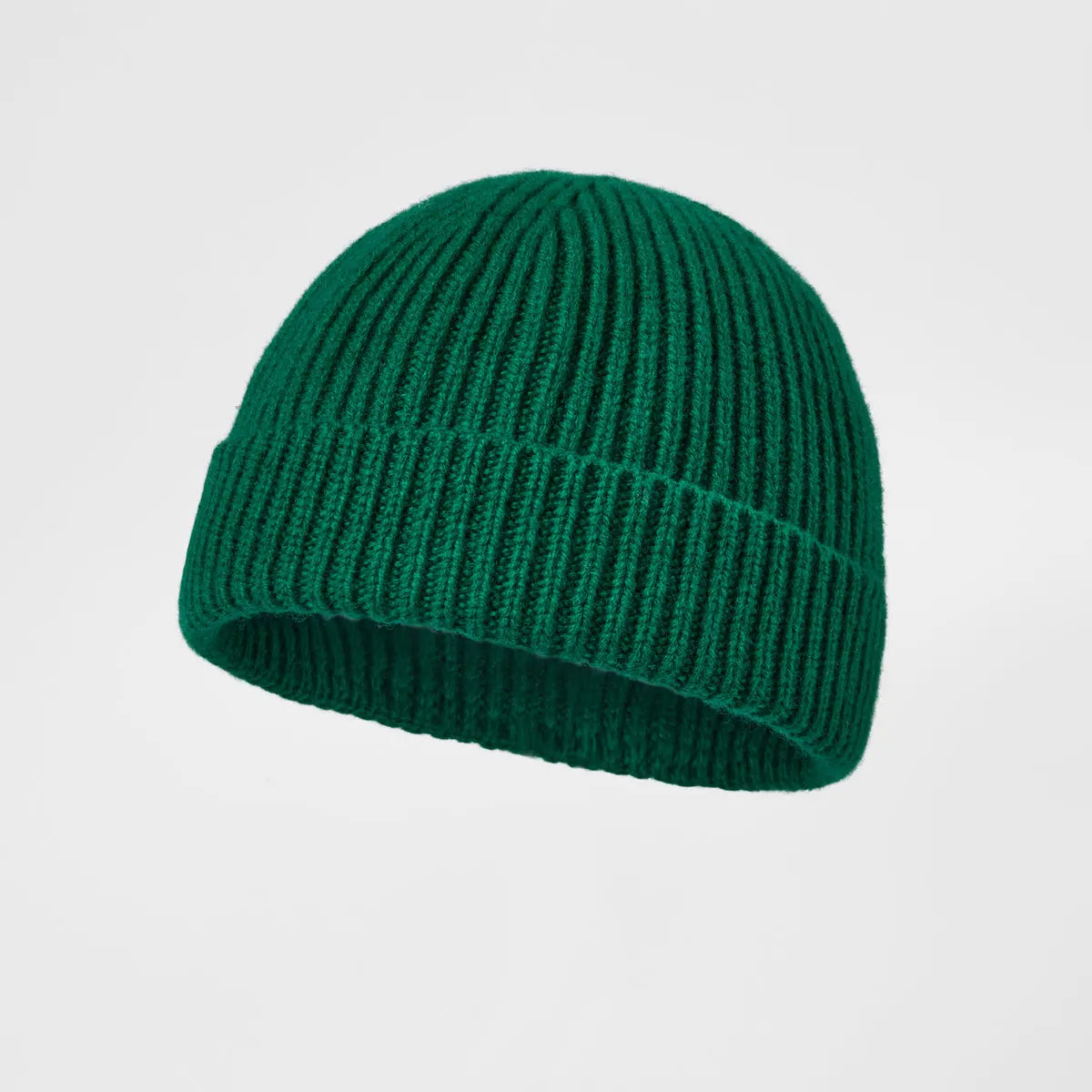 Blank 100% Merino Wool Short Fisherman Beanie Wholesale - 1281