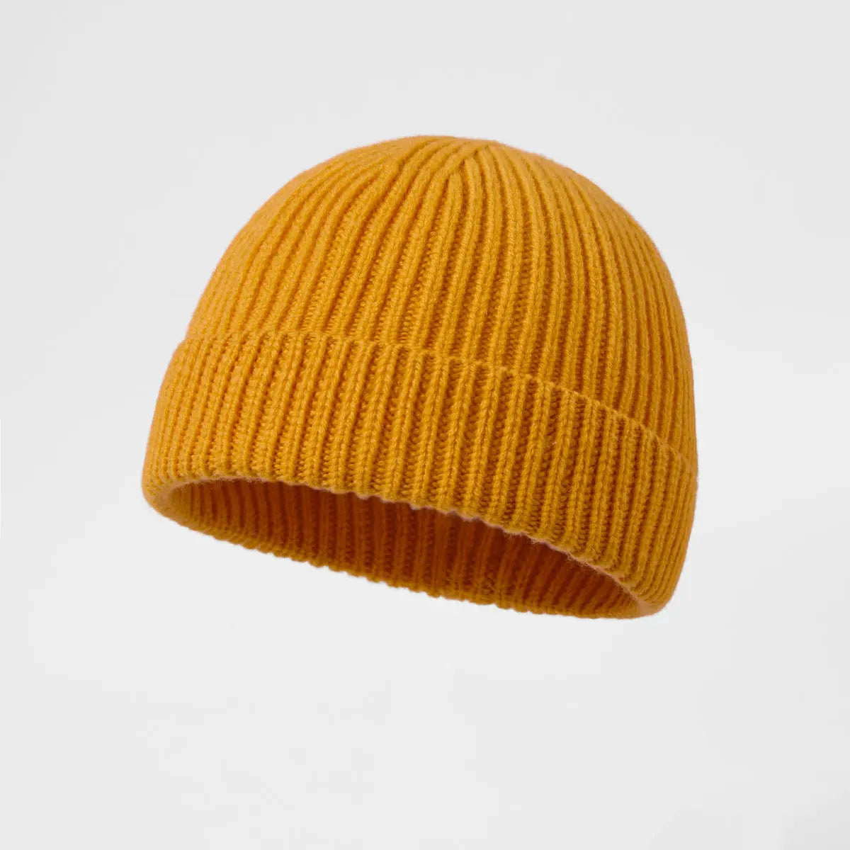 Blank 100% Merino Wool Short Fisherman Beanie Wholesale - 1281