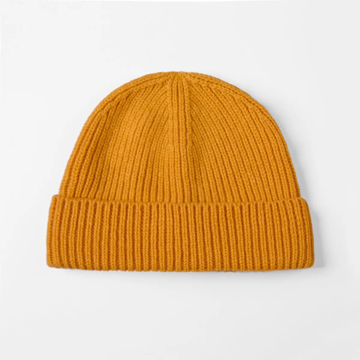 Blank 100% Merino Wool Short Fisherman Beanie Wholesale - 1281