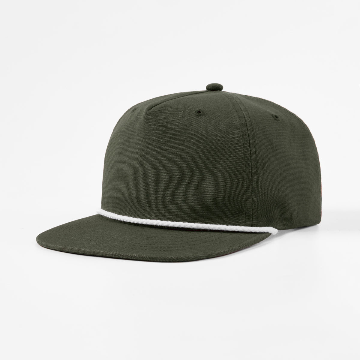 Blank 5 Panel Organic Cotton Unstructured Snapback Hat - 5442