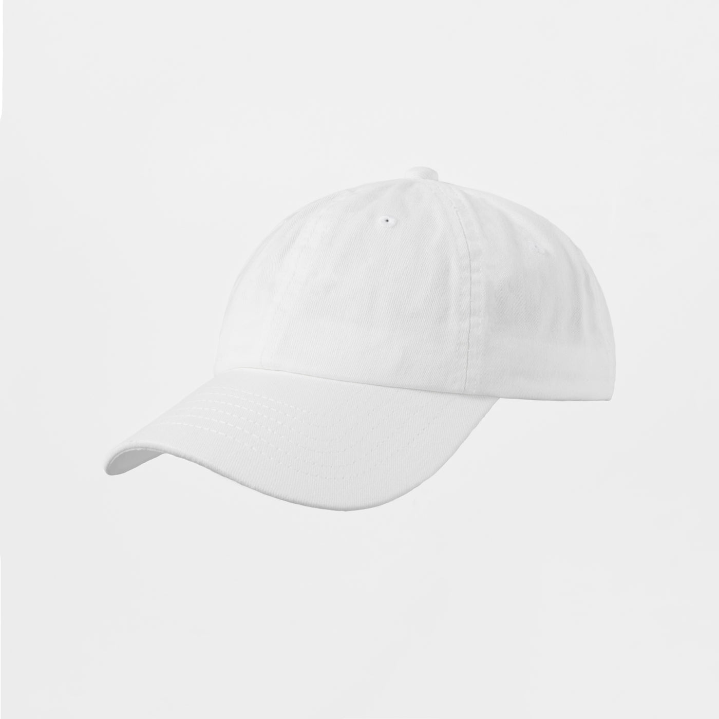 Blank Cotton Sanded Twill Dad Hat - 6019
