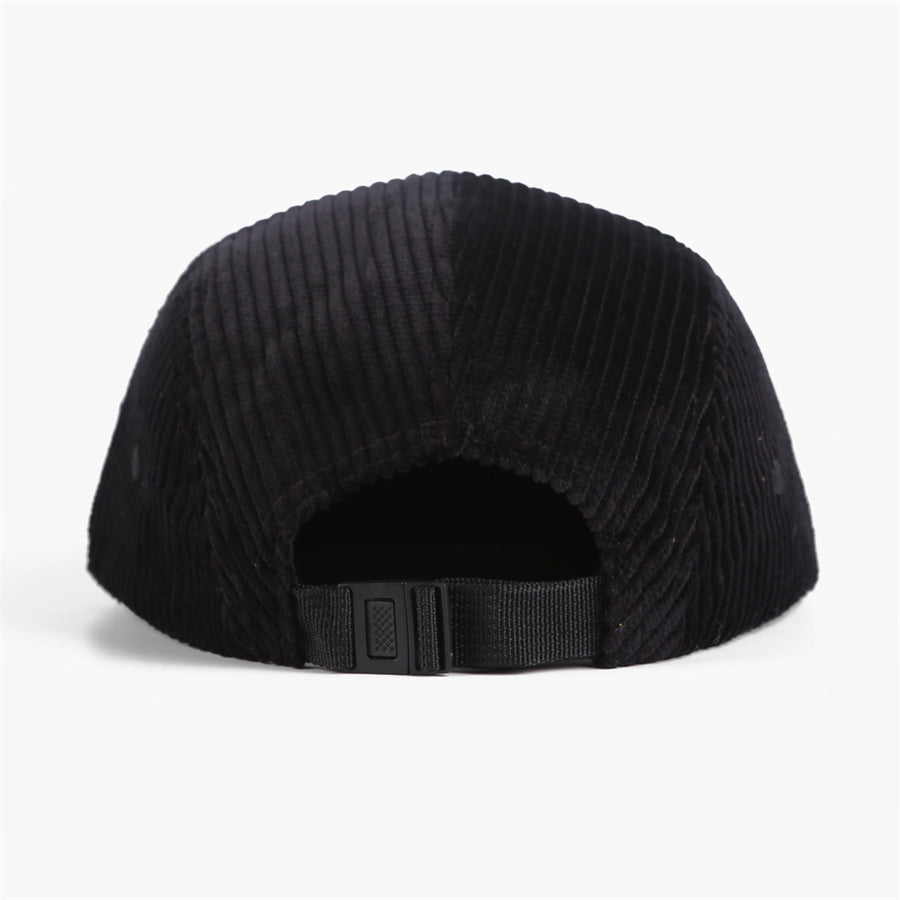 Blank Corduroy 5 Panel Flat Bill Camper Hat - 6715