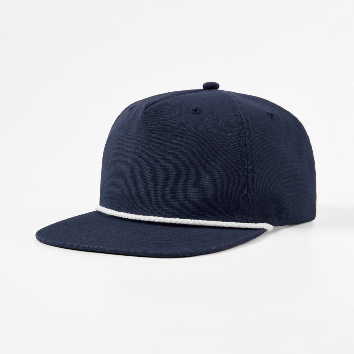 Blank 5 Panel Organic Cotton Unstructured Snapback Hat - 5442