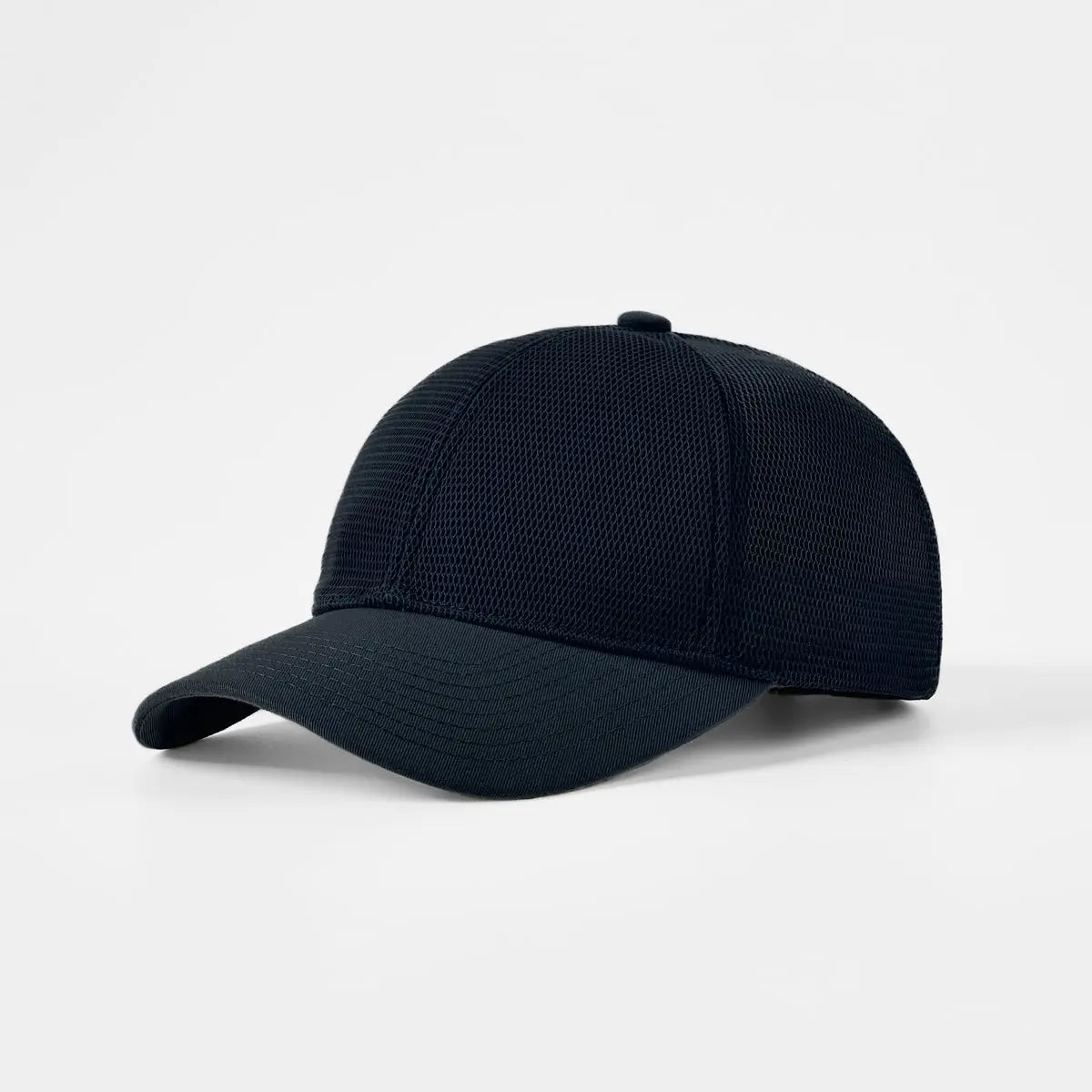 Blank Full Mesh 6 Panel Fitted Baseball Cap Wholesale - 6478 (Recycled) Foremost Hat - Wholesale & Custom Hats