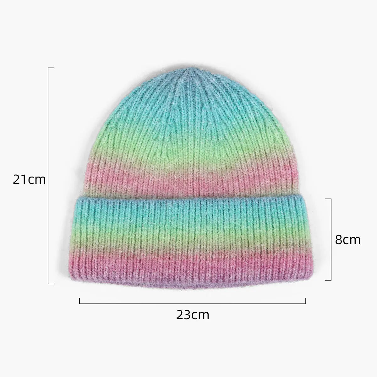 Blank Wool Tie Dye Beanie Wholesale - 1320