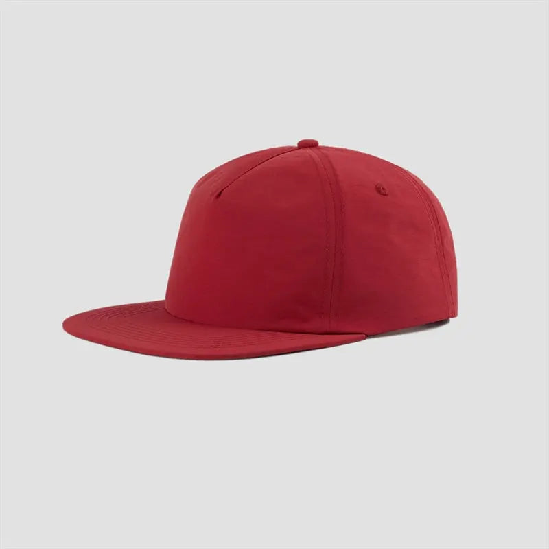Blank & Custom 5 Panel Unstructured Snapback Camper Hat - 6712