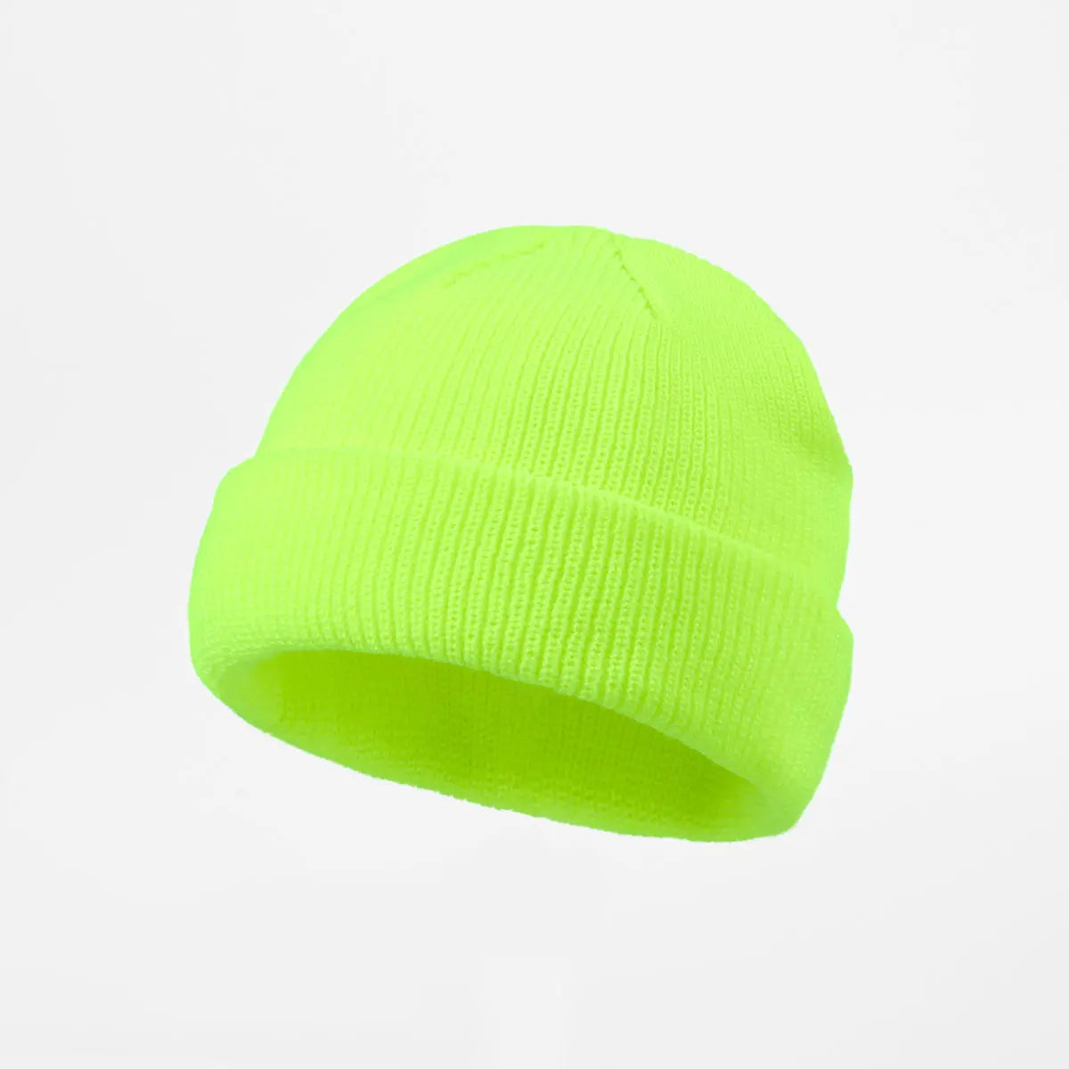 Blank Recycled Knit Cuffed Fisherman Beanie Wholesale - 1195