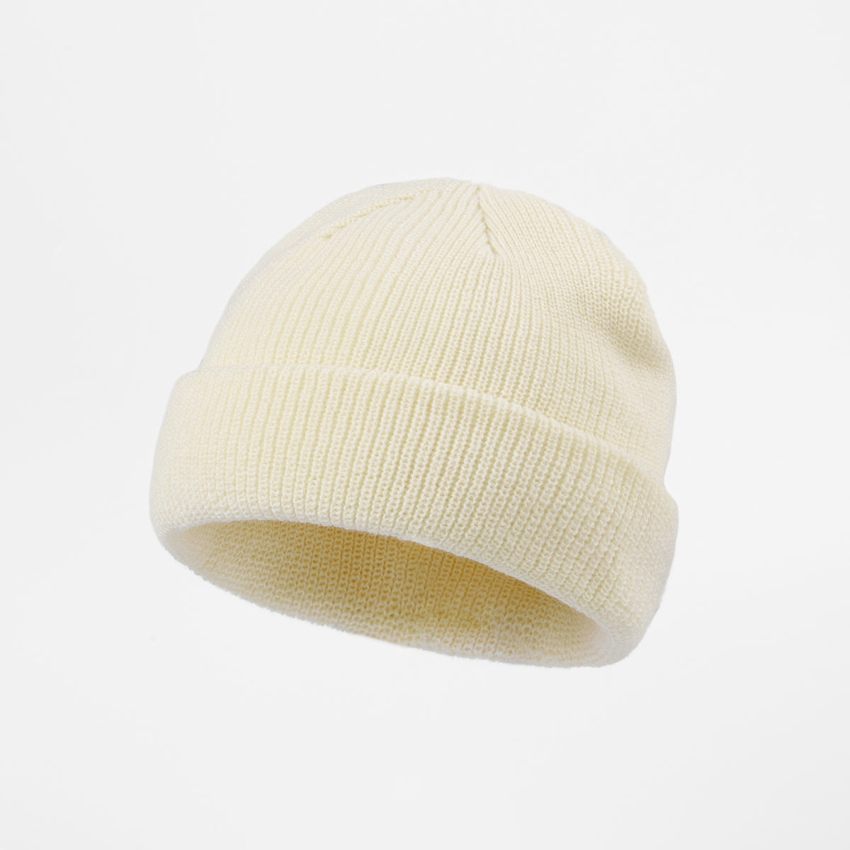 Blank Recycled Knit Cuffed Fisherman Beanie Wholesale - 1195