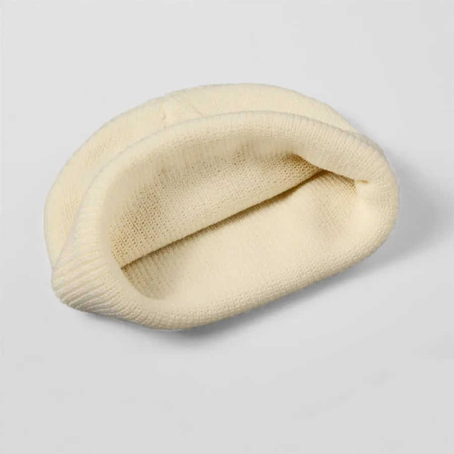 Blank Recycled Knit Cuffed Fisherman Beanie Wholesale - 1195