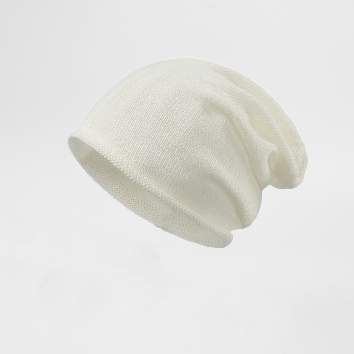 Blank Merino Wool Slouchy Beanie Wholesale - 1258