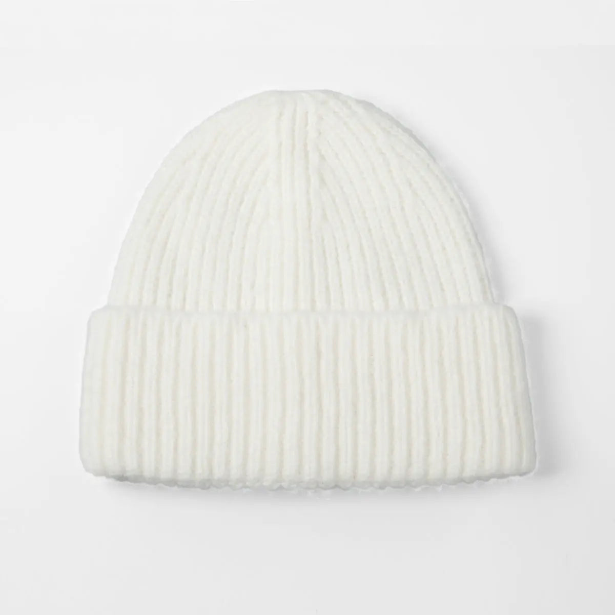 Blank Cuffed Mohair Blend Beanie Wholesale - 1265