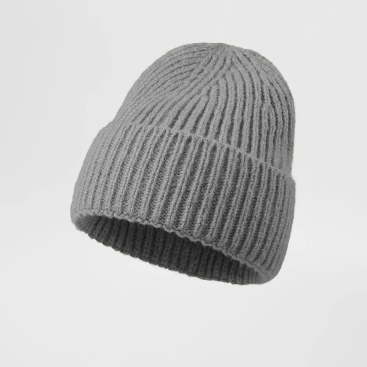 Blank Cuffed Mohair Blend Beanie Wholesale - 1265