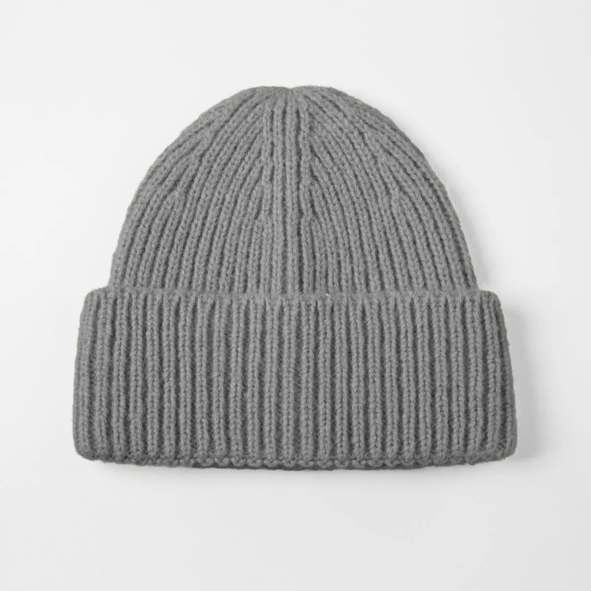 Blank Cuffed Mohair Blend Beanie Wholesale - 1265