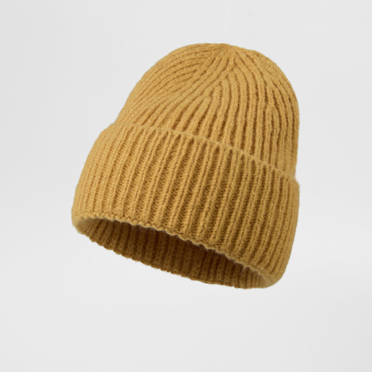 Blank Cuffed Mohair Blend Beanie Wholesale - 1265