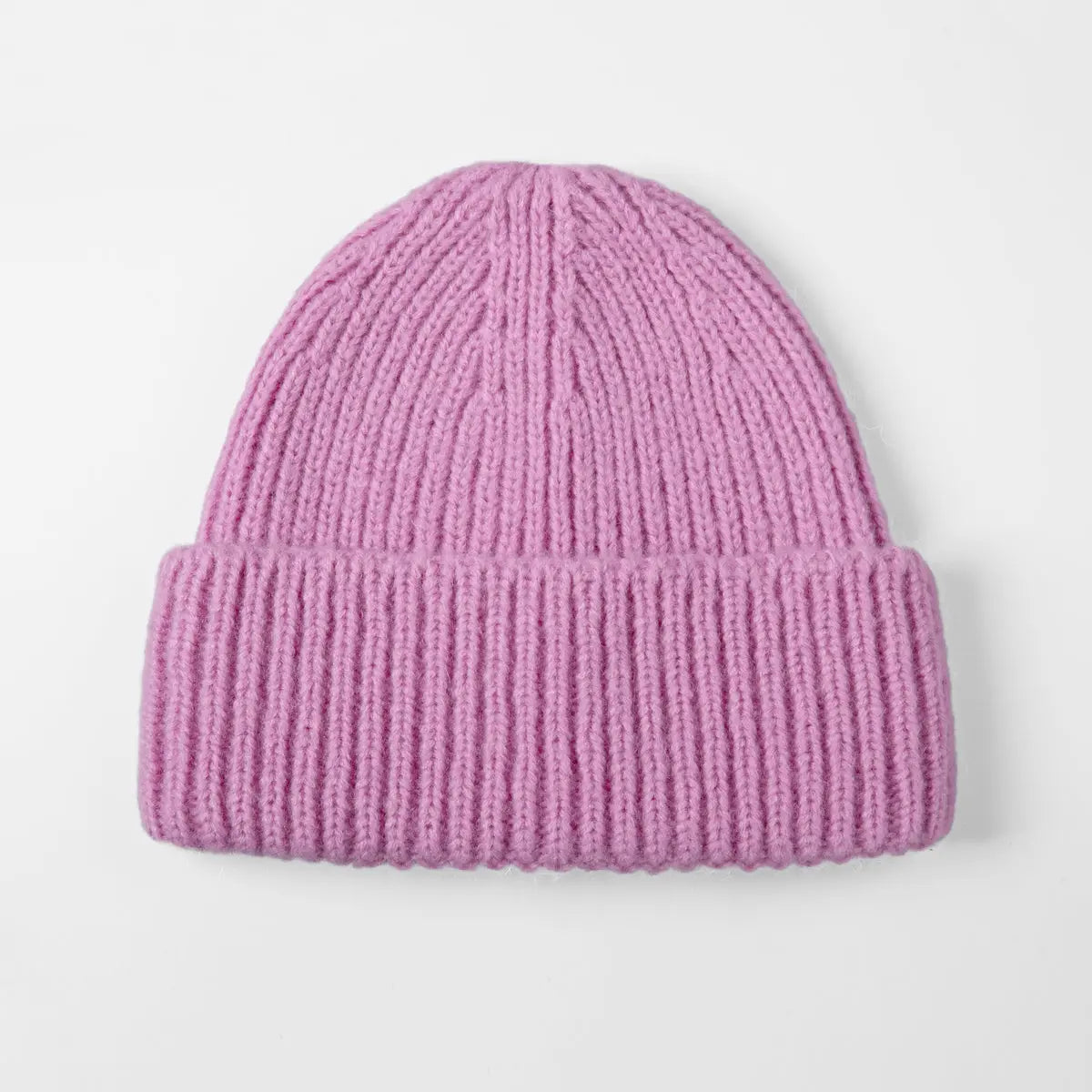 Blank Cuffed Mohair Blend Beanie Wholesale - 1265