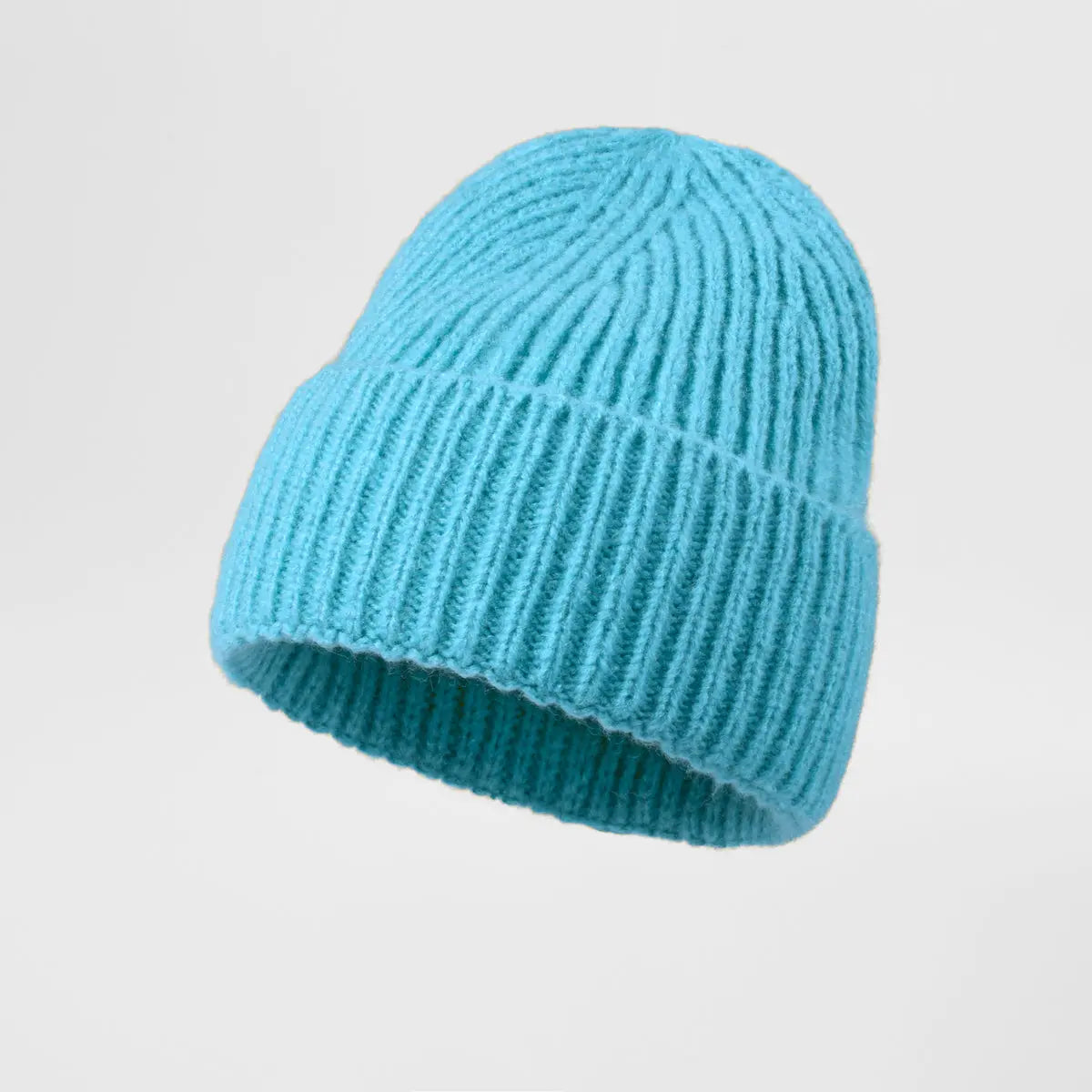 Blank Cuffed Mohair Blend Beanie Wholesale - 1265