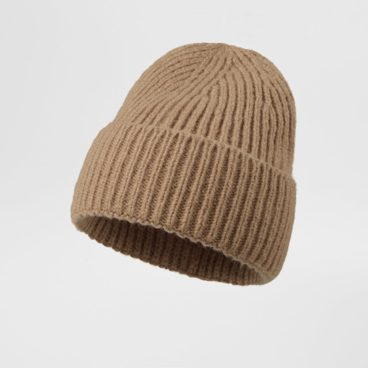 Blank Cuffed Mohair Blend Beanie Wholesale - 1265