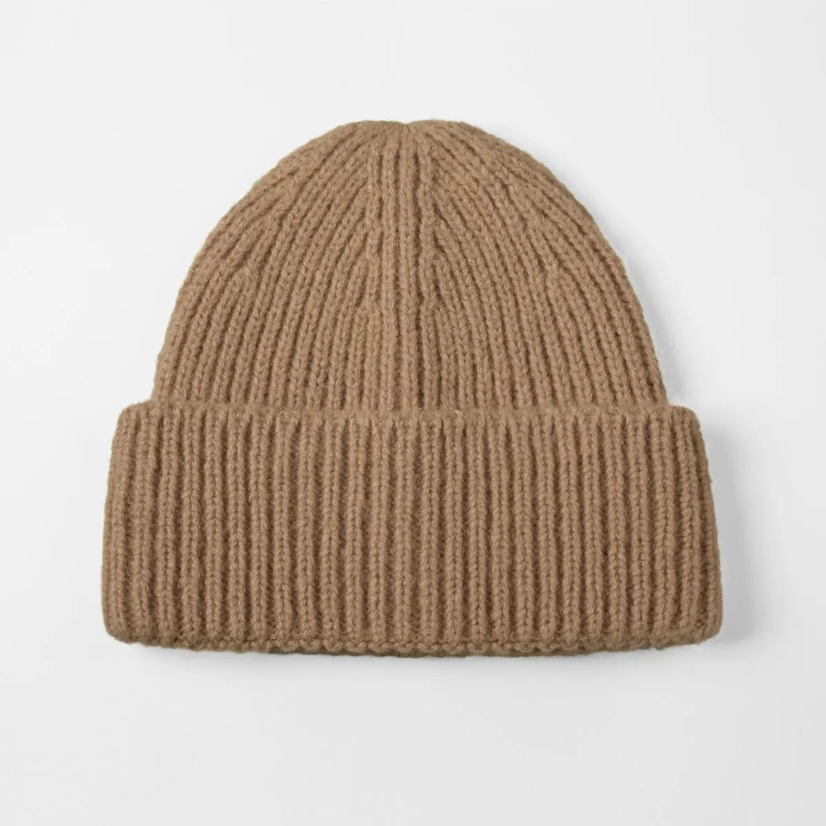 Blank Cuffed Mohair Blend Beanie Wholesale - 1265