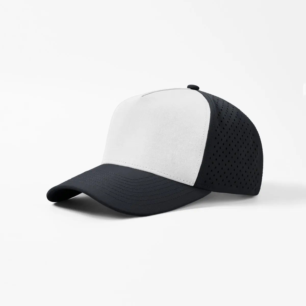 Blank Kids 5 Panel Perforated Water Repellent Snapback Golf Hat - 5479 (Recycled)