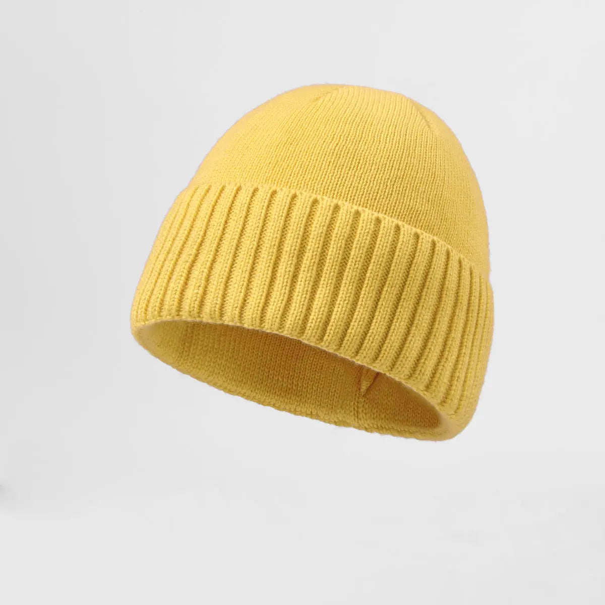 Blank Classic Ribbed Knit Wool Beanie Wholesale - 1188