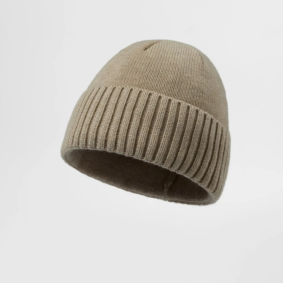 Blank Classic Ribbed Knit Wool Beanie Wholesale - 1188