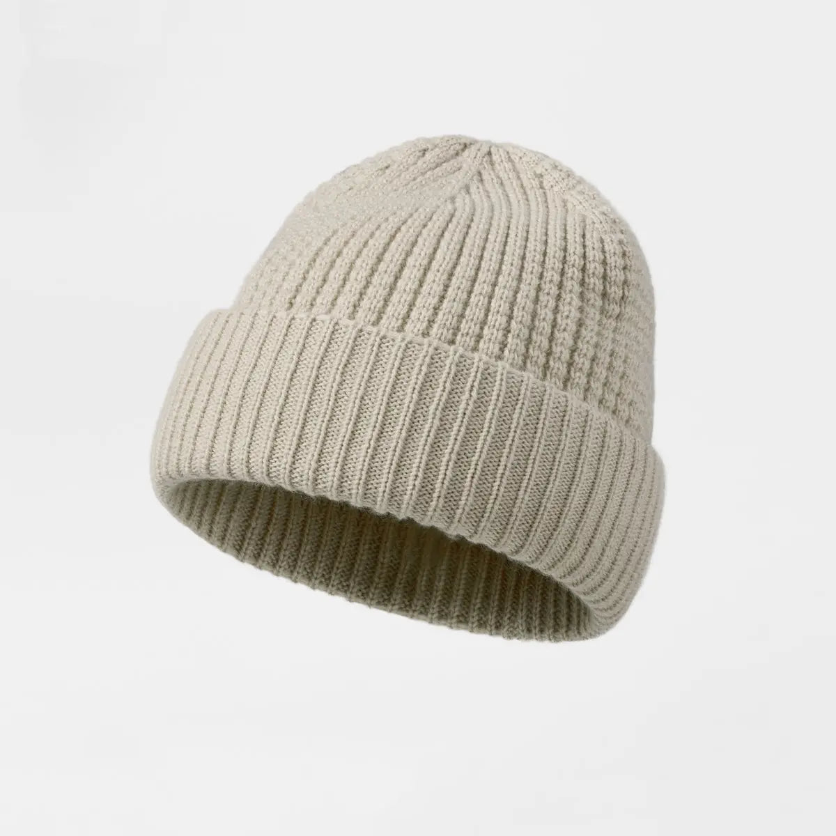 Blank Wool Waffle Knit Beanie Wholesale - 1263