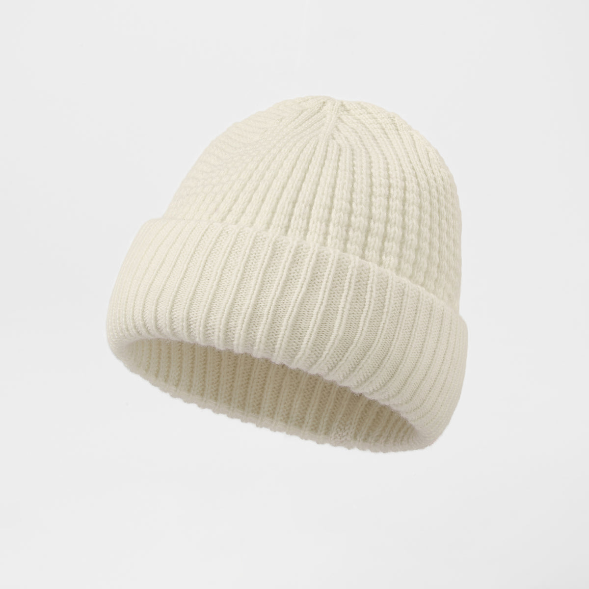 Blank Wool Waffle Knit Beanie Wholesale - 1263