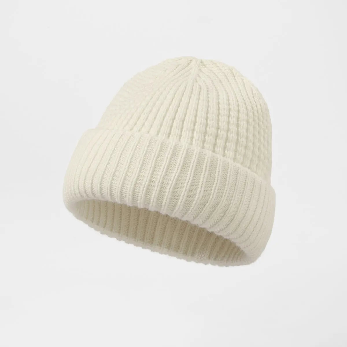 Blank Wool Waffle Knit Beanie Wholesale - 1263
