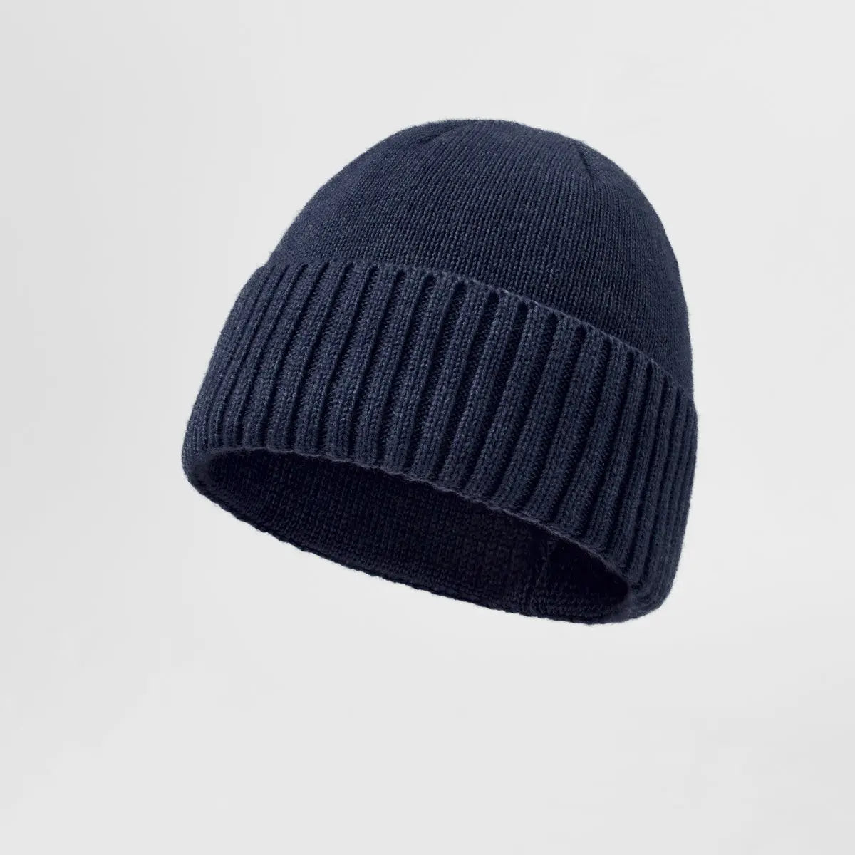 Blank Classic Ribbed Knit Wool Beanie Wholesale - 1188