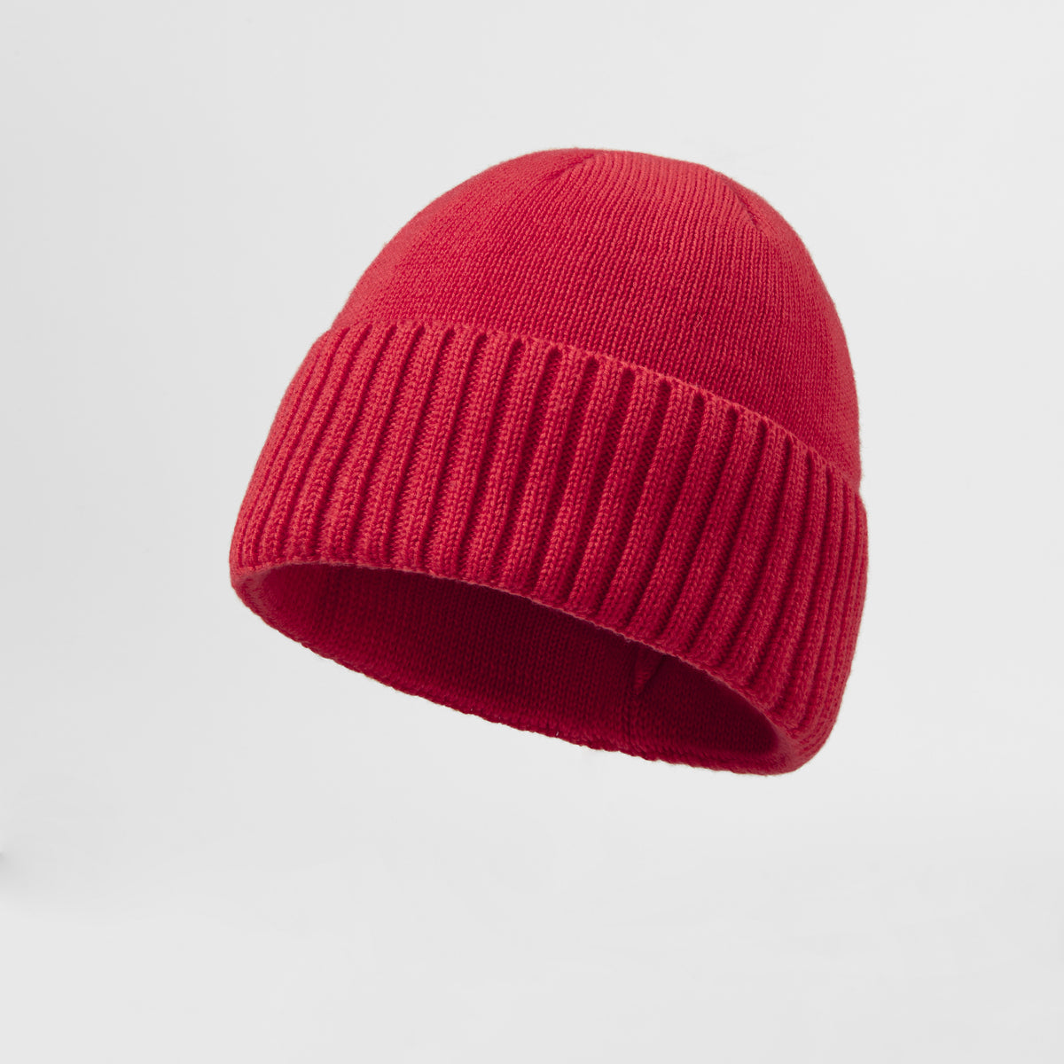 Blank Classic Ribbed Knit Wool Beanie Wholesale - 1188