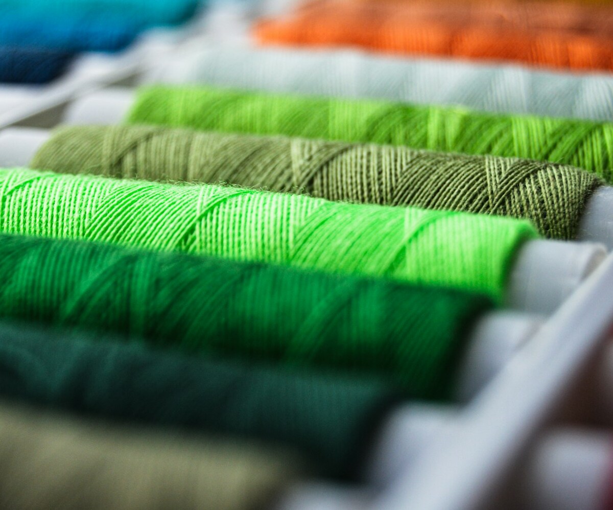 bright polyester thread