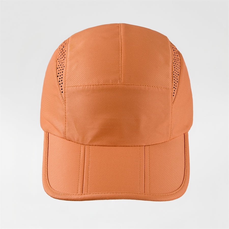 Blank Mesh Unstructured Foldable Running Cap Wholesale UPF 50+ 5067