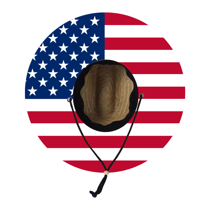Straw Lifeguard Sun Hat Wholesale - Blank and Under Brim