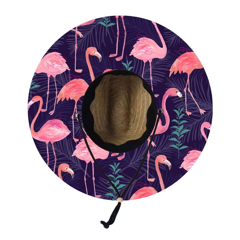 Straw Lifeguard Sun Hat Wholesale - Blank and Under Brim