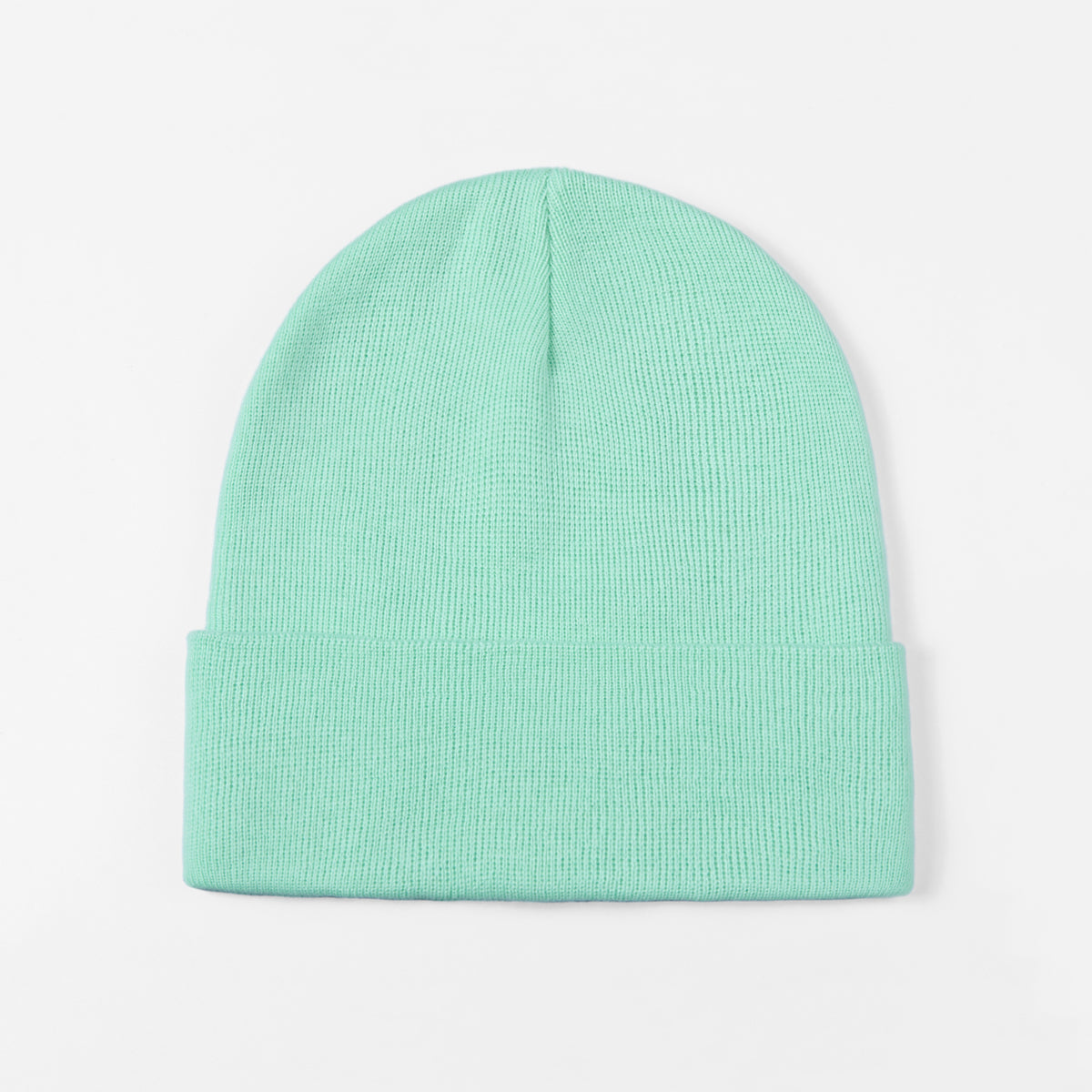 Blank Cuffed Wool Blend Beanie Wholesale - 1149