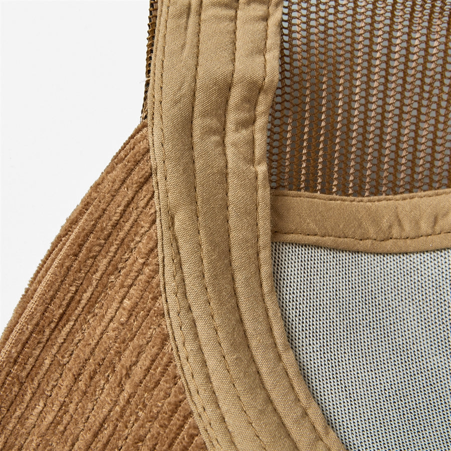 Blank 5 Panel Corduroy Trucker Hats Wholesale - 5129