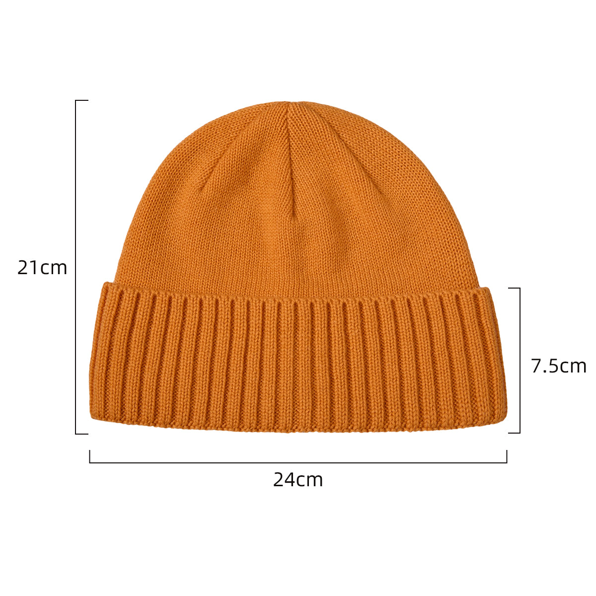 Blank Classic Ribbed Knit Wool Beanie Wholesale - 1188