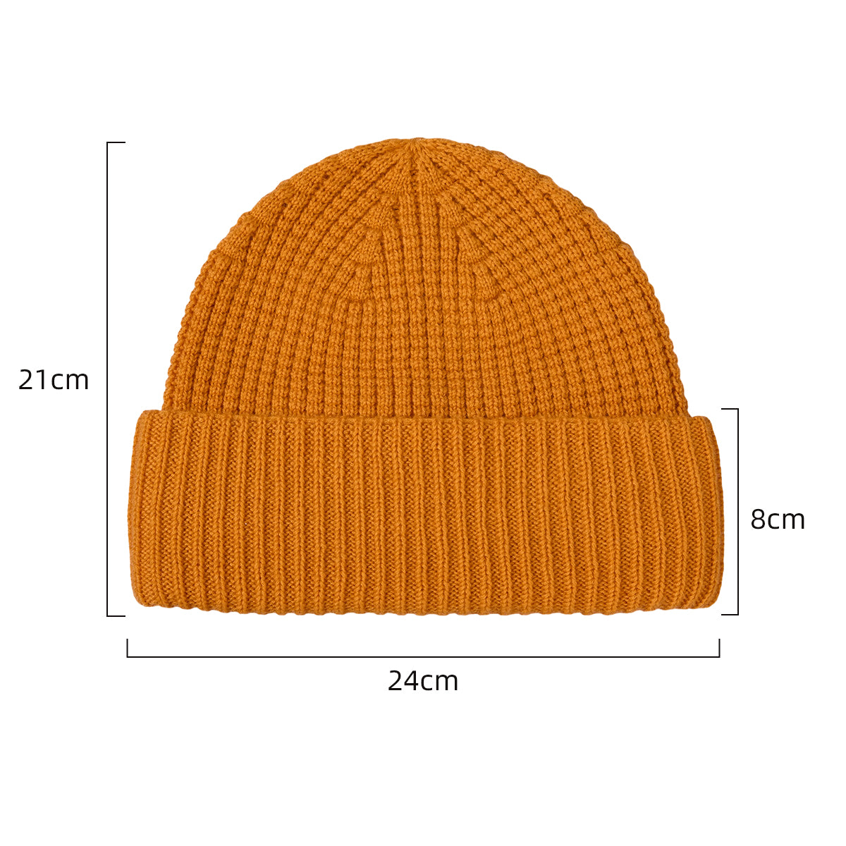 Blank Wool Waffle Knit Beanie Wholesale - 1263