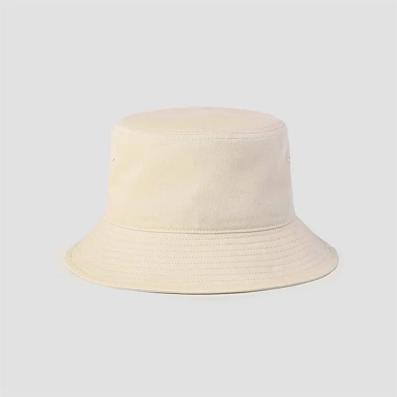 114 - Wholesale Blank Wide Brim Cotton Bucket Hat