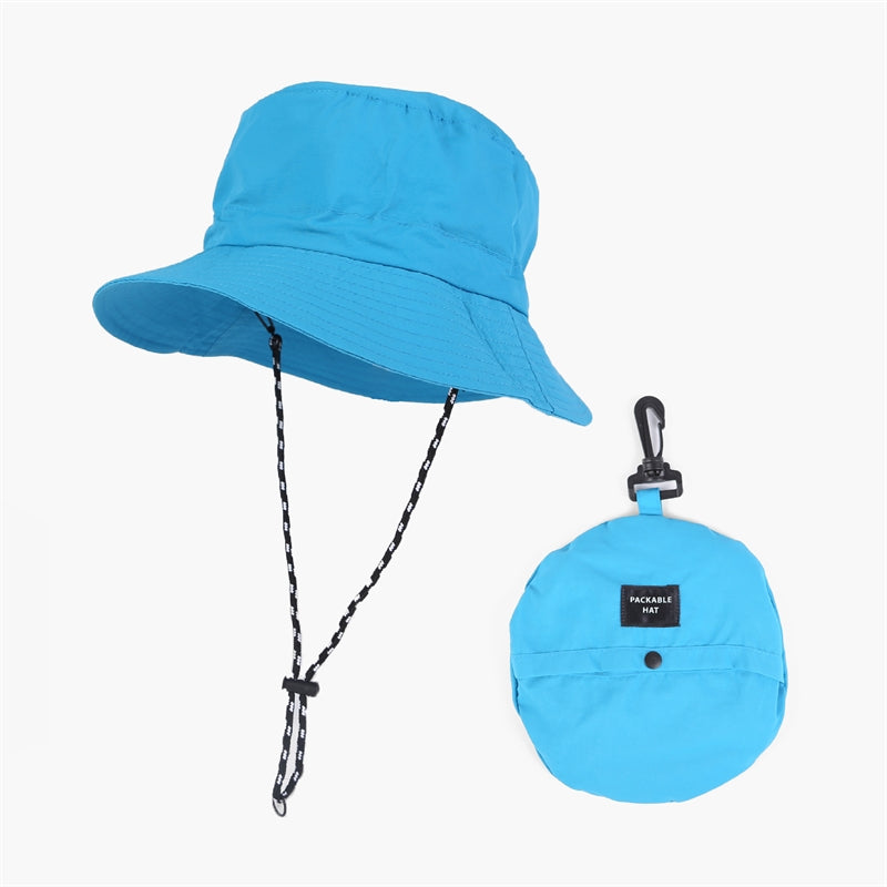 128 - Blank Water Proof Quick Dry Packable Bucket Hat UPF 50+