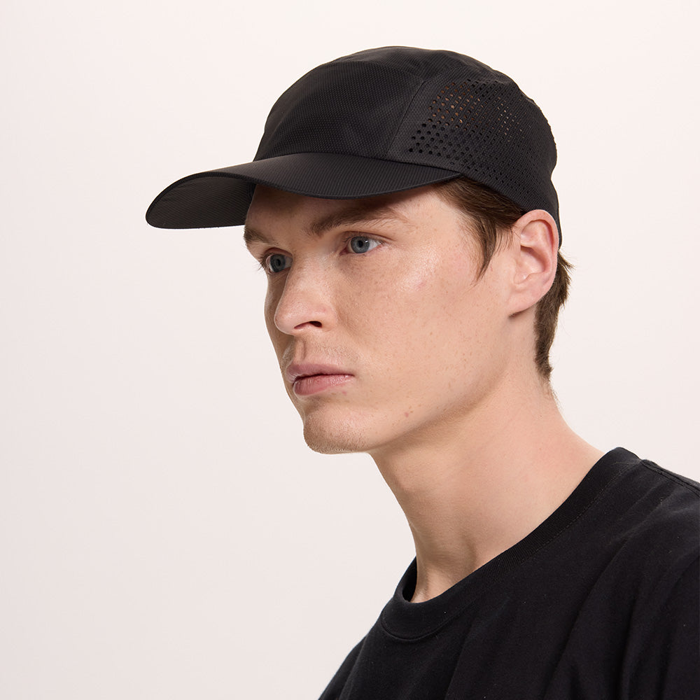 Blank Water Repellent Seamless Lightweight Perforated Running Cap - 5027