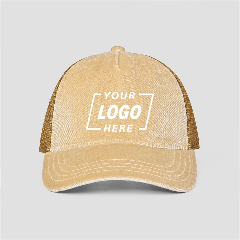 Blank 5 Panel Velvet Trucker Hat Wholesale - 6529