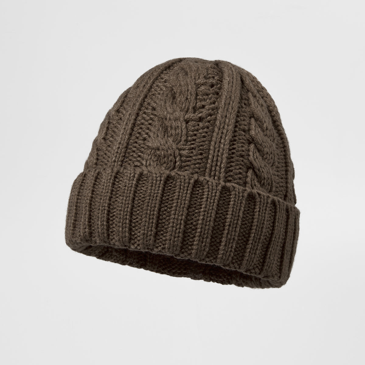Blank Australian Wool Cable Knit Beanie - 1340